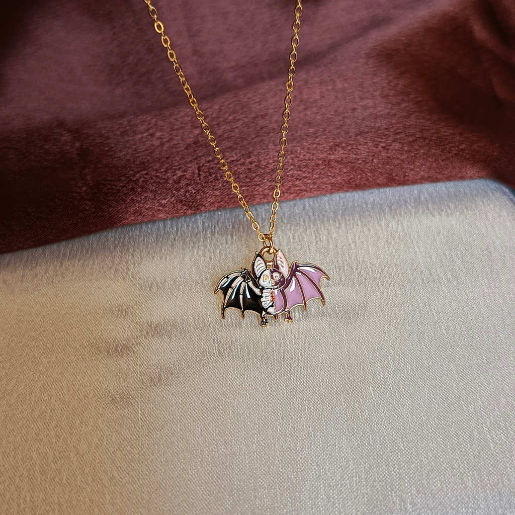 JJ Bat Pendant Necklace – Gothic Chic Design
