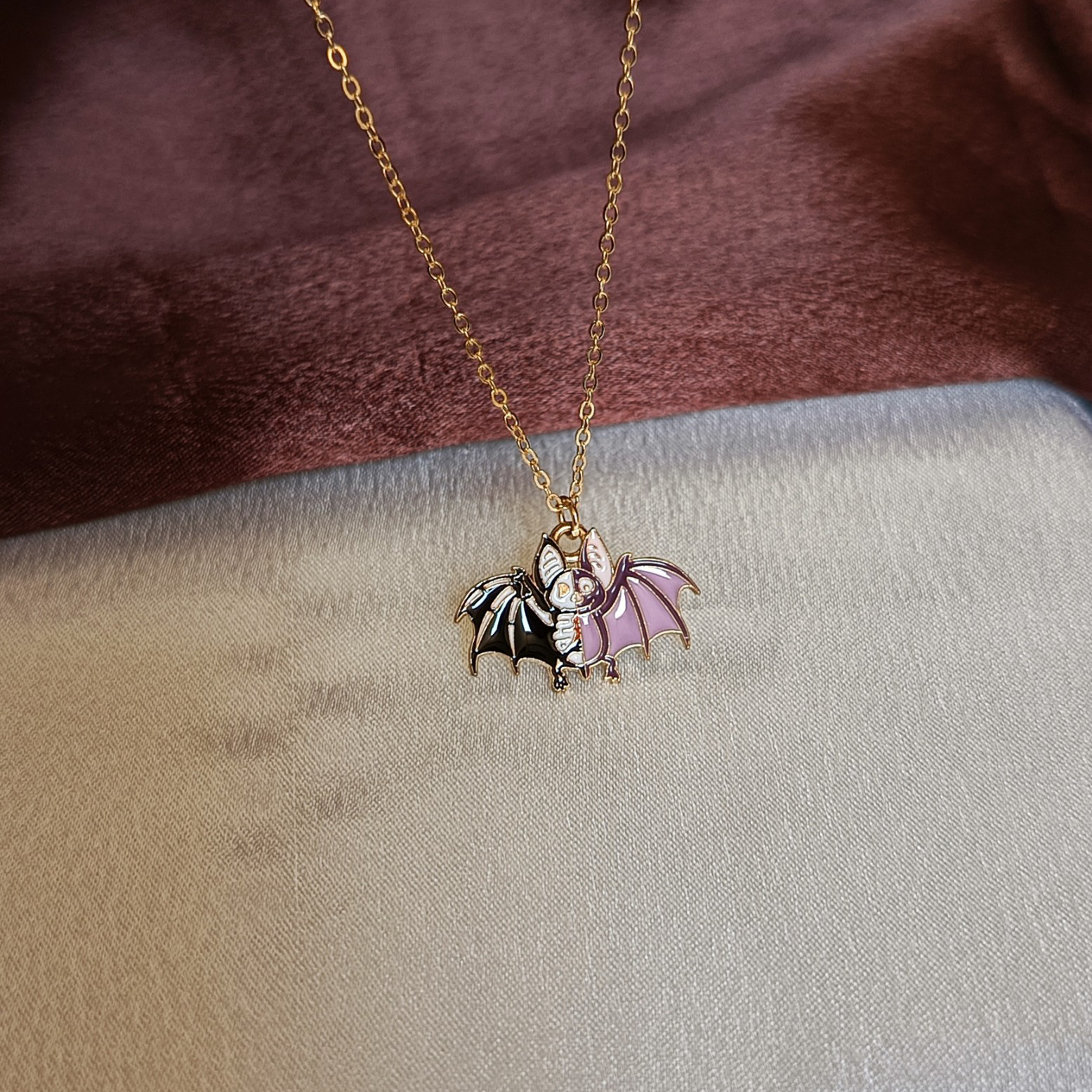 JJ Bat Pendant Necklace – Gothic Chic Design