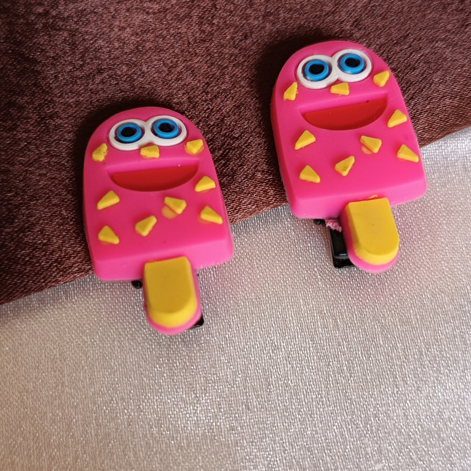 JJ Pink Popsicle Hair Clips – Fun Ice Cream Style