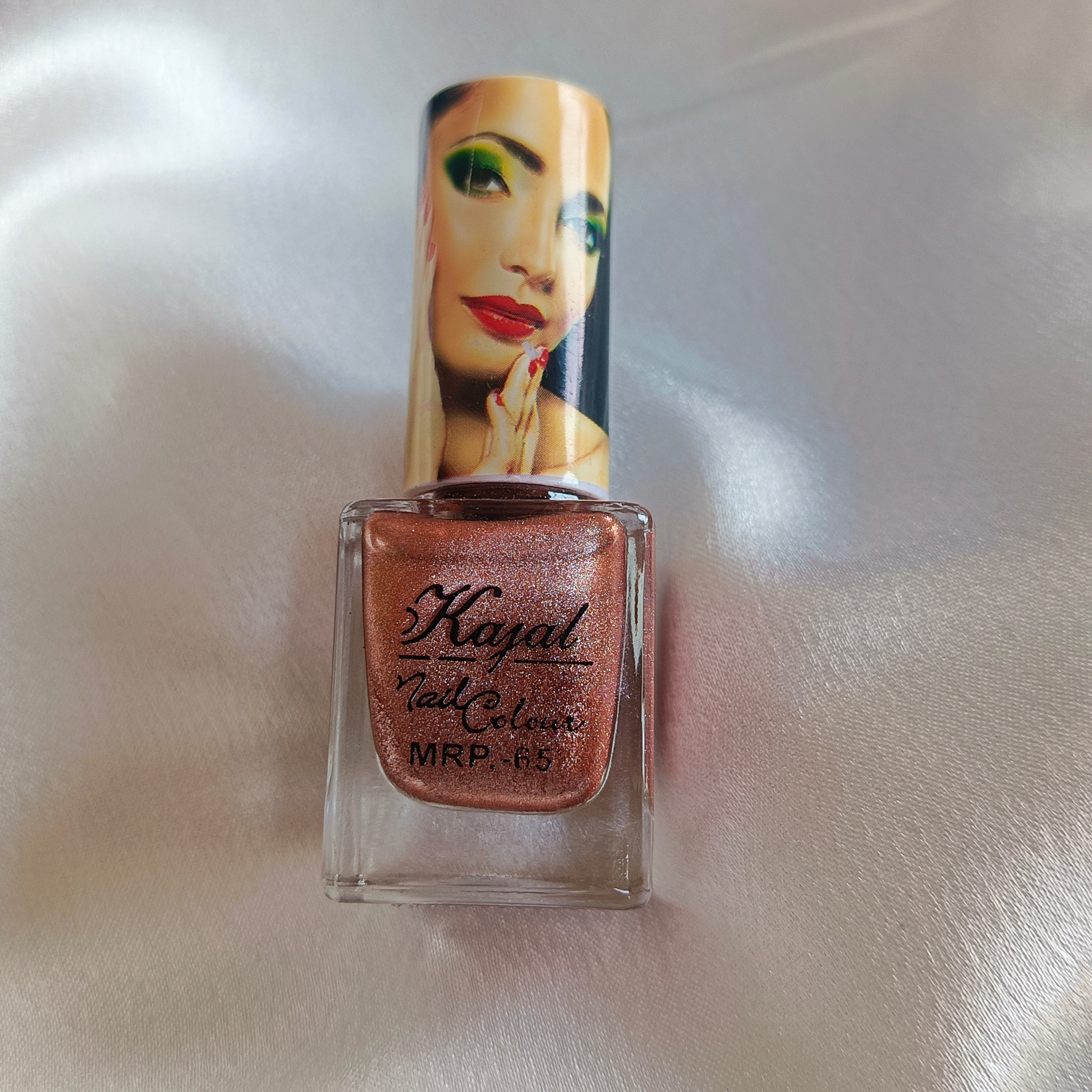 JJ Rose Gold Nail Polish Shimmer