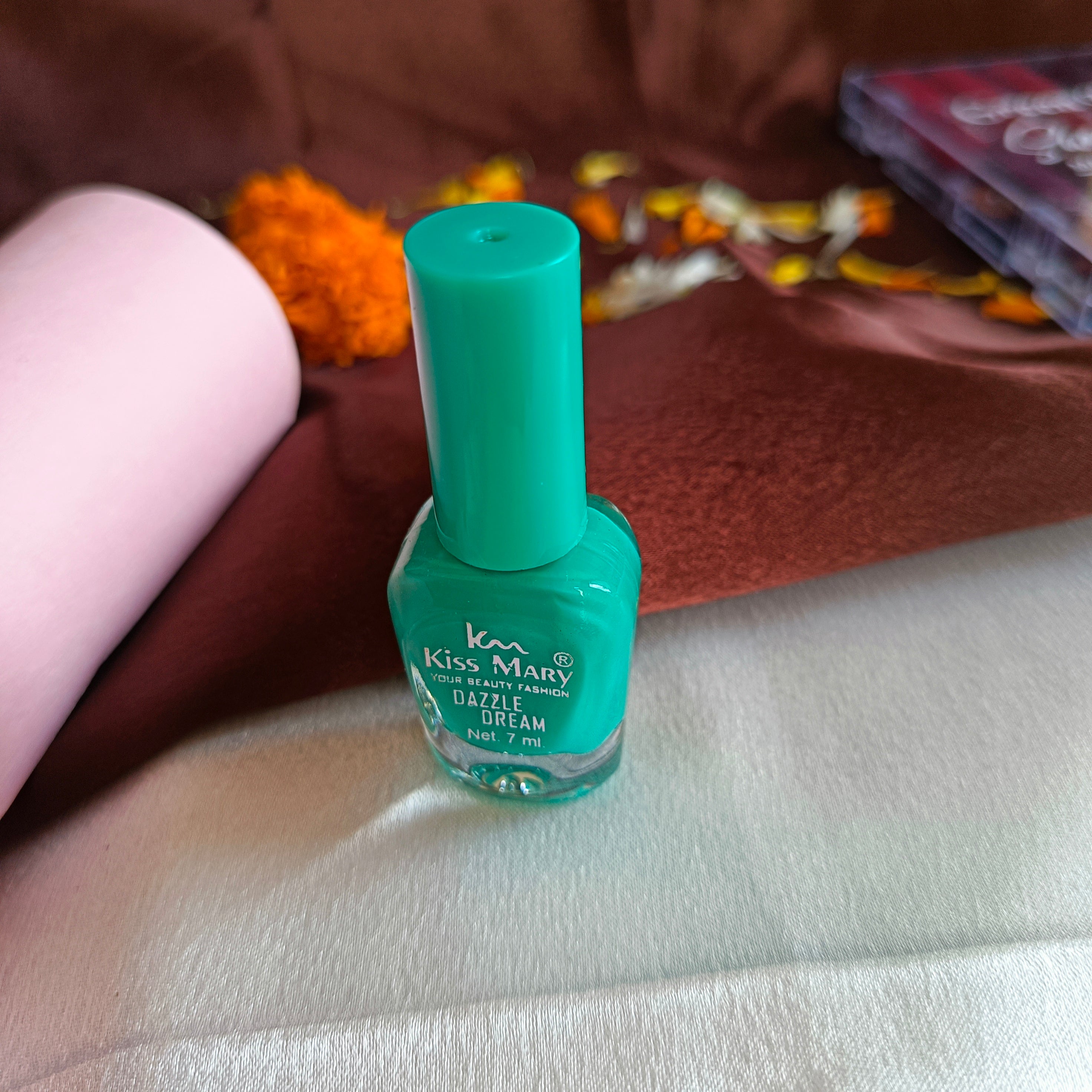 JJ Mint Green Nail Color Gloss Shine
