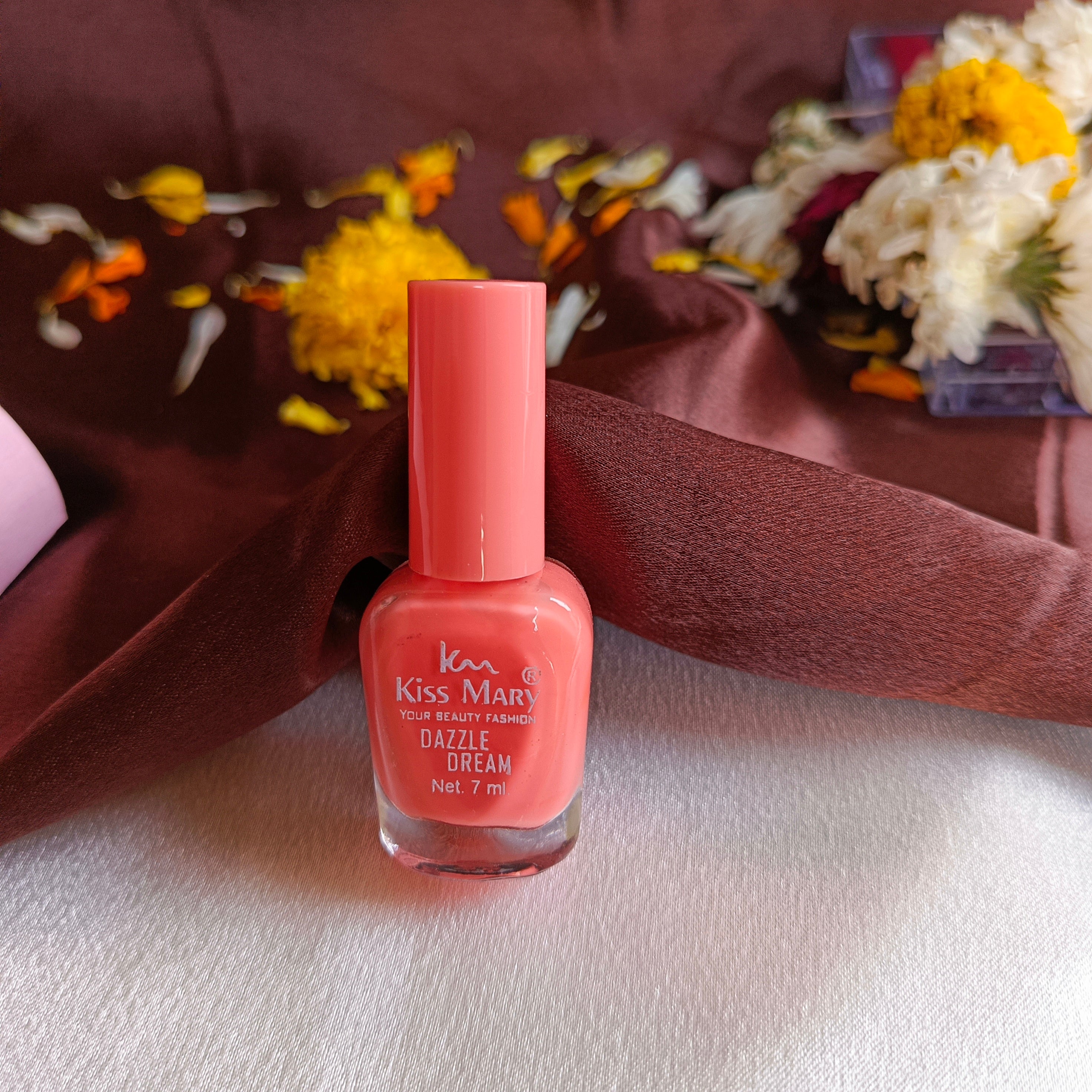 JJ Coral Peach Nail Color Summer Crème