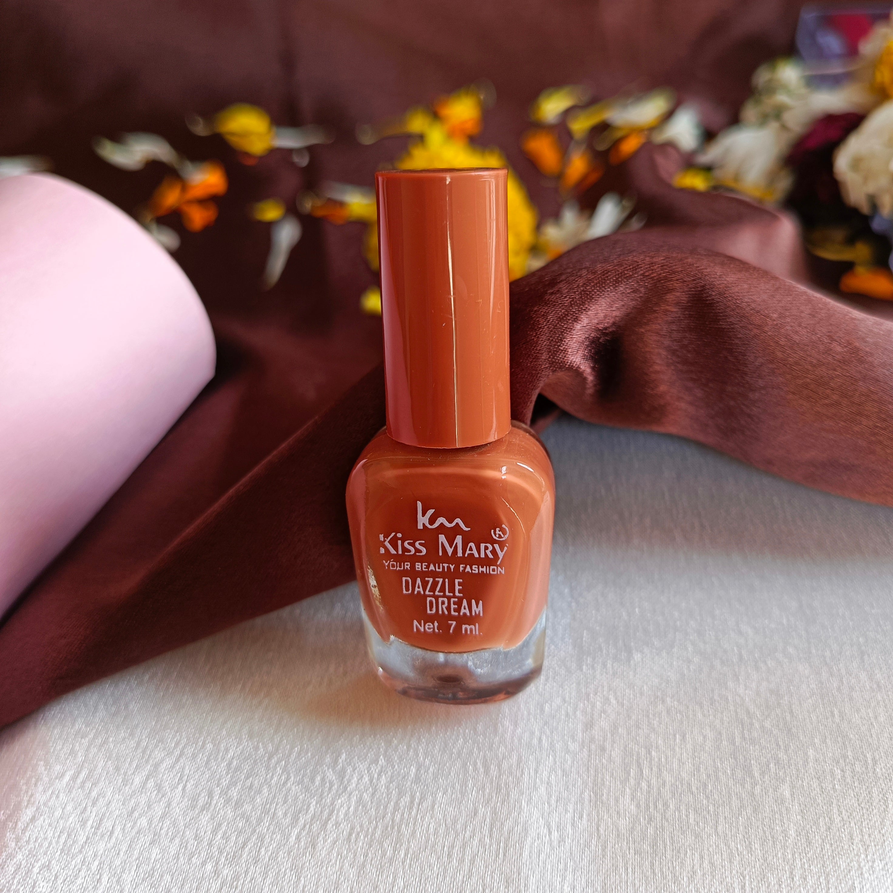 JJ Caramel Brown Nail Color Nude Crème