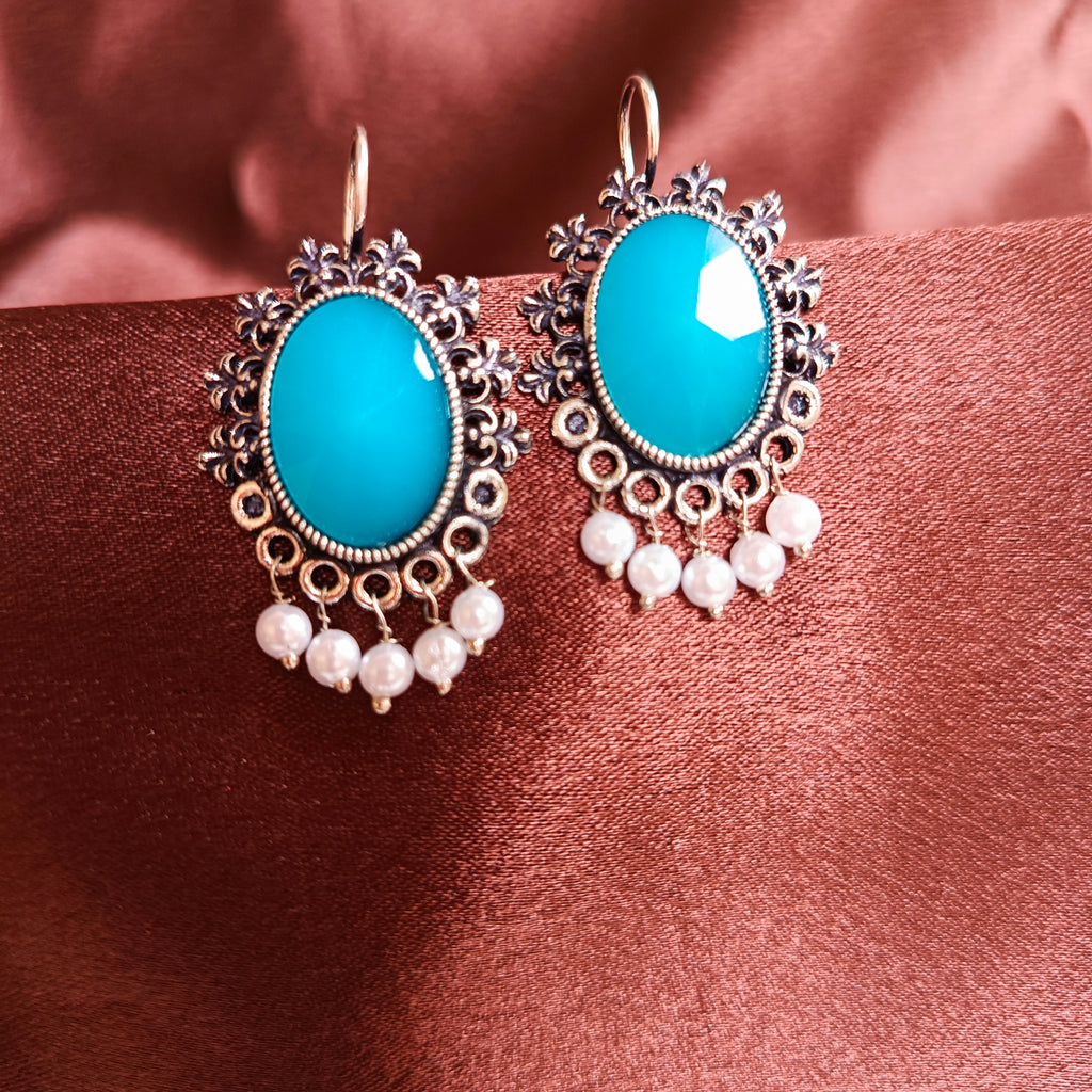 JJ Silver Plated Earrings – Ocean Royale Design